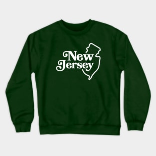 New Jersey Vintage State Outline Crewneck Sweatshirt